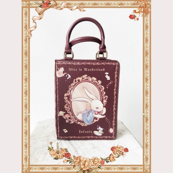 alice in wonderland book bag