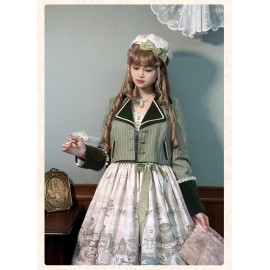 Iris Garden In Spring Classic Lolita Short Jacket by Alice Girl (AGL104JT)