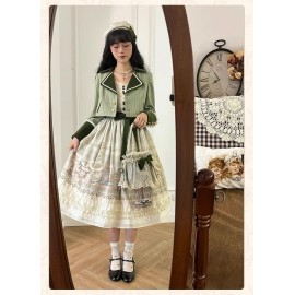 Iris Garden In Spring Classic Lolita Short Jacket by Alice Girl (AGL104JT)