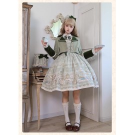 Iris Garden In Spring Classic Lolita Short Jacket by Alice Girl (AGL104JT)