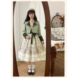 Iris Garden In Spring Classic Lolita Short Jacket by Alice Girl (AGL104JT)