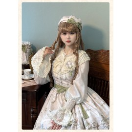 Iris Garden In Spring Classic Lolita V Neckline Dress JSK By Alice Girl (AGL104VD)