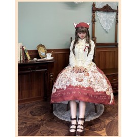 Fox Band Classic Lolita Skirt SK By Alice Girl (AGL105SK)