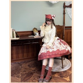 Fox Band Classic Lolita Skirt SK By Alice Girl (AGL105SK)