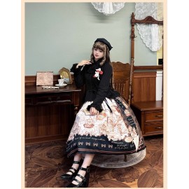 Fox Band Classic Lolita Skirt SK By Alice Girl (AGL105SK)