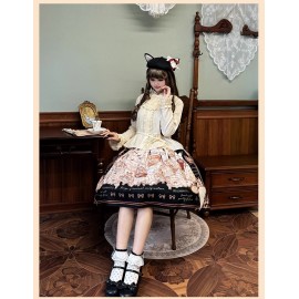 Fox Band Classic Lolita Skirt SK By Alice Girl (AGL105SK)