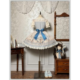 Sea Salt Fairy Tale Classic Lolita Dress JSK By Alice Girl (AGL106J)