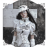 The Madhouse White Punk Beret by Blood Supply (BSY155H)