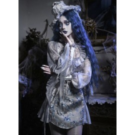 Corpse Bride Gothic Blouse by Blood Supply (BSY156BS)