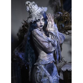 Corpse Bride Gothic Blouse by Blood Supply (BSY156BS)