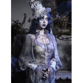 Corpse Bride Gothic Blouse by Blood Supply (BSY156BS)