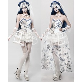 Corpse Bride Gothic Corset Outfit by Blood Supply (BSY156OFT)