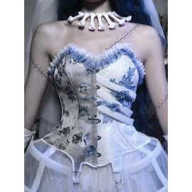 Corpse Bride Gothic Corset Outfit by Blood Supply (BSY156OFT)