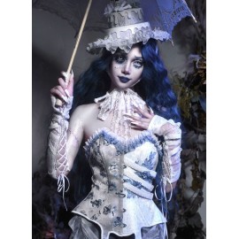 Corpse Bride Gothic Corset Outfit by Blood Supply (BSY156OFT)