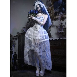 Corpse Bride Gothic Corset Outfit by Blood Supply (BSY156OFT)