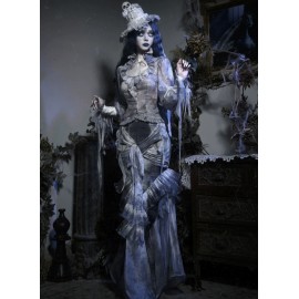 Corpse Bride Gothic Mermaid Skirt by Blood Supply (BSY156SK)