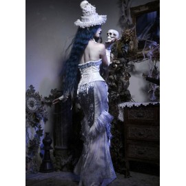 Corpse Bride Gothic Mermaid Skirt by Blood Supply (BSY156SK)