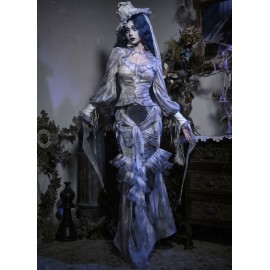 Corpse Bride Gothic Mermaid Skirt by Blood Supply (BSY156SK)