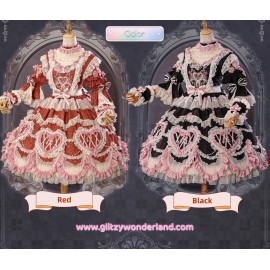 Antique Cake Hime Lolita Dress by Bramble Rose (BRR01)