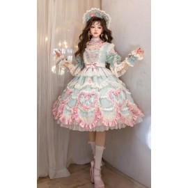 Antique Cake Hime Lolita Dress by Bramble Rose (BRR01)