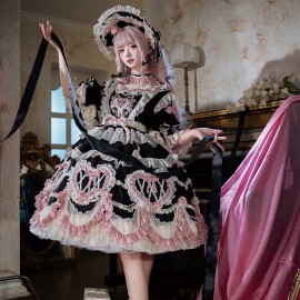 Antique Cake Hime Lolita Dress by Bramble Rose (BRR01)