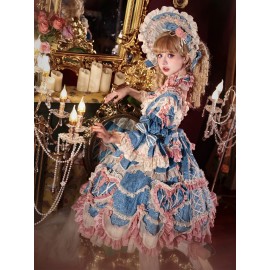 Antique Cake Hime Lolita Dress by Bramble Rose (BRR01)