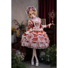 Antique Cake Hime Lolita Dress by Bramble Rose (BRR01)