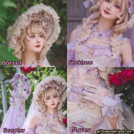Pink / Purple Spring Gift Box Hime Lolita Accessories by Cat Fairy (CF36A)