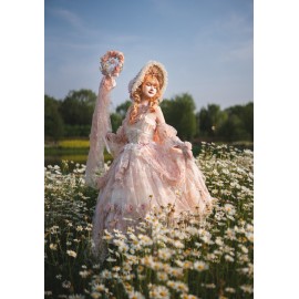 Pink Spring Gift Box Hime Lolita Dress by Cat Fairy (CF36)