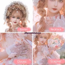 Pink / Purple Spring Gift Box Hime Lolita Accessories by Cat Fairy (CF36A)
