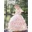 Pink Rose Petal Letter Hime Lolita Dress by Cat Fairy (CF37)