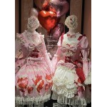 Cream Strawberry Princess Sweet Lolita Dress OP by Diamond Honey (DH137)