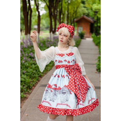 Mushroom Owl Sweet Lolita Dress JSK by Infanta (IN1023)