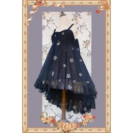 Embroidered feathers Sweet Lolita JSK Dress by Infanta (INL10)