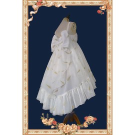 Embroidered feathers Sweet Lolita JSK Dress by Infanta (INL10)