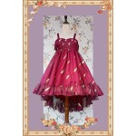 Embroidered feathers Sweet Lolita JSK Dress by Infanta (INL10)