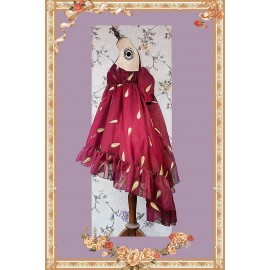 Embroidered feathers Sweet Lolita JSK Dress by Infanta (INL10)