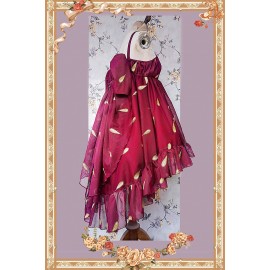 Embroidered feathers Sweet Lolita JSK Dress by Infanta (INL10)