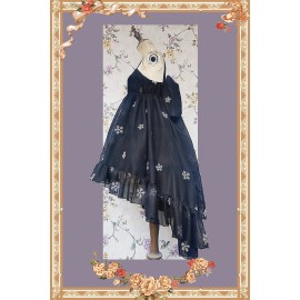 Embroidered feathers Sweet Lolita JSK Dress by Infanta (INL10)