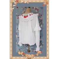 Infanta Strawberry embroidery Lolita Blouse (INL7)