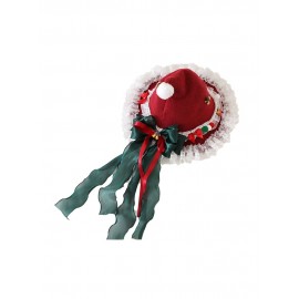 Lolita Christmas Bow Witch Hat (LG160)