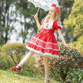 Love Berry Sweet Lolita Dress OP By Lolitime (KJ44)