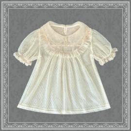 Starry Sky Lolita Blouse Short / Long Sleeve Shirt by Lolitime (LT16)