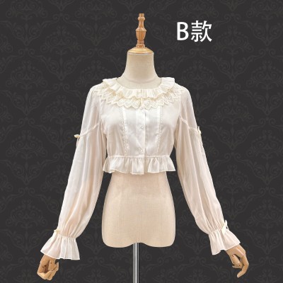 Long Sleeve Lolita Blouse by Lolitime (LT20)