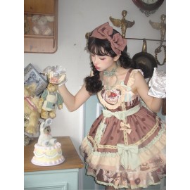 Cream Sugar Honey Sweet Lolita Dress JSK by Mewroco (ME08)