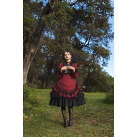 Striped Vintage Classic Lolita Dress OP by Miss Point (MPD02)