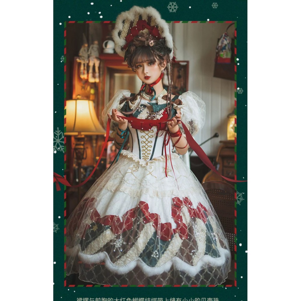 Christmas Snow Globe Lolita Dress by Classical Puppets (CLSP1)