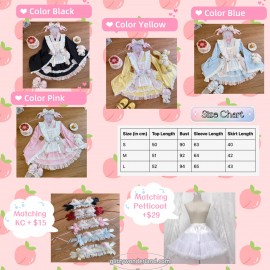Sweet Meow Nurse Kawaii Wa Lolita 4pc Set Outfit (HCT10)