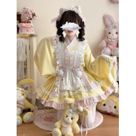 Sweet Meow Nurse Kawaii Wa Lolita 4pc Set Outfit (HCT10)