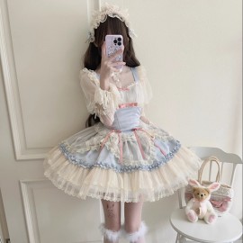 Floral Season Lolita Ballet JSK Dress (HCT15)